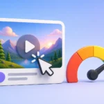 What does YouTube impressions click-through rate measure, and how is it calculated?