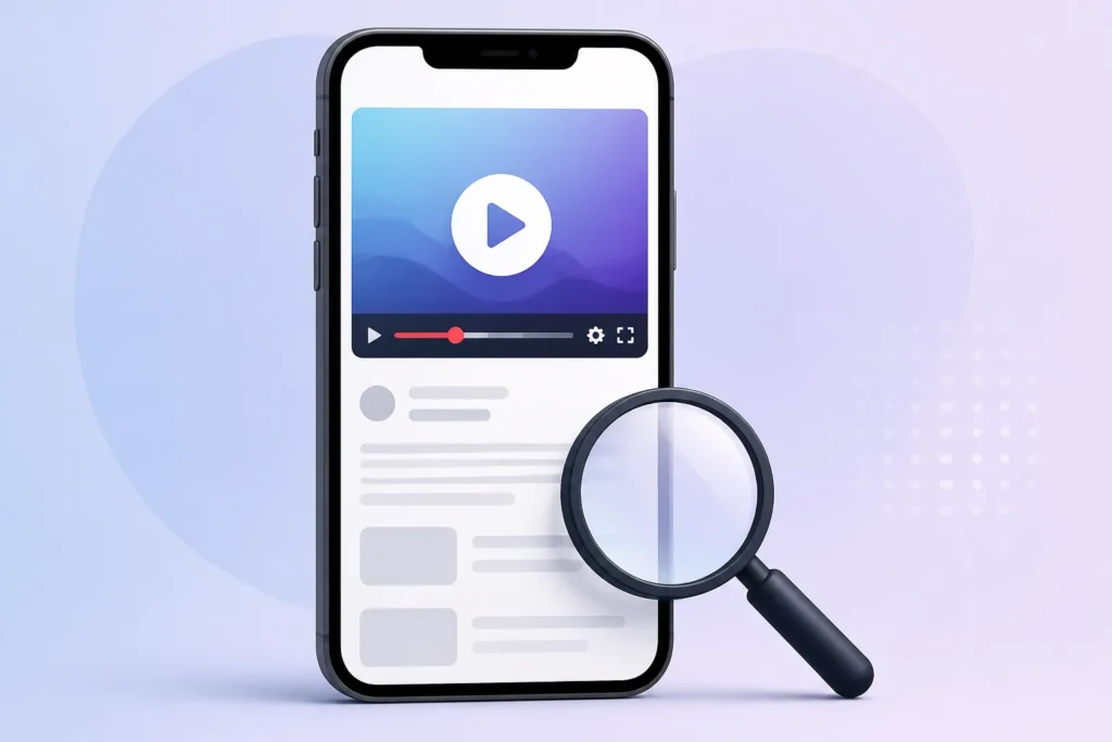 What is a YouTube video description, and how does it help viewers and search systems understand a video?