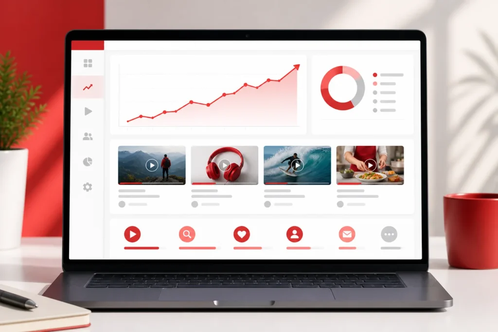 Where can you find your impressions CTR and compare it across videos and traffic sources in YouTube Studio?